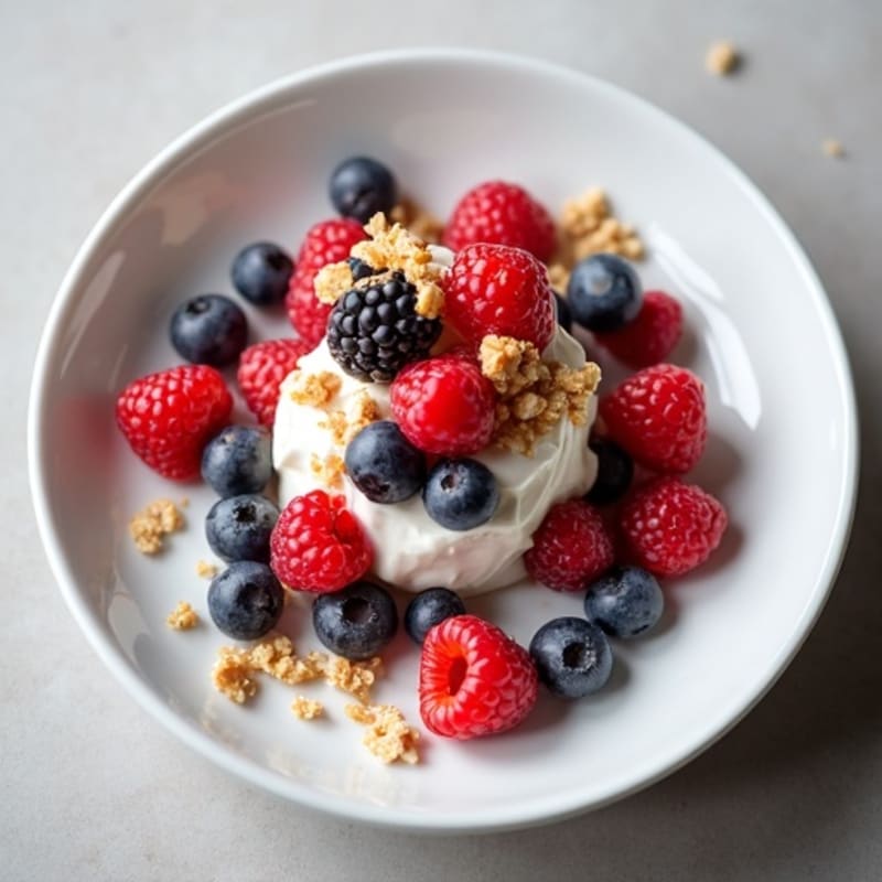 Creamy Protein Yogurt with Mixed Berries