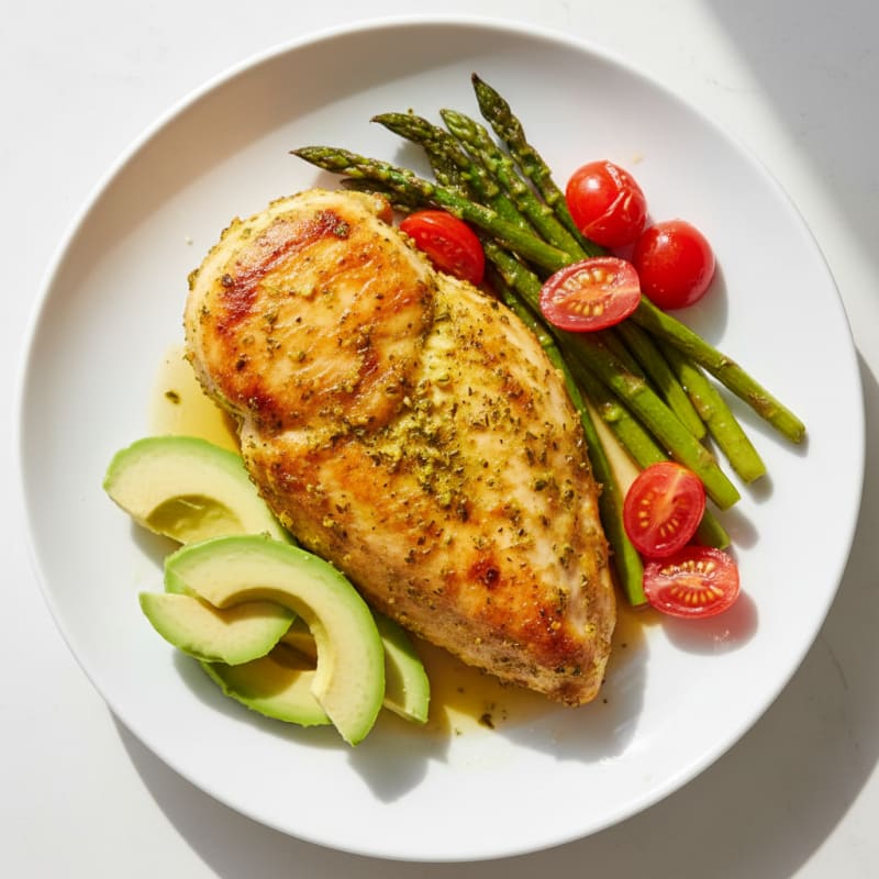 Crispy Lemon-Herb Roasted Chicken