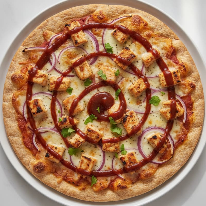 High-Protein BBQ Chicken Pizza