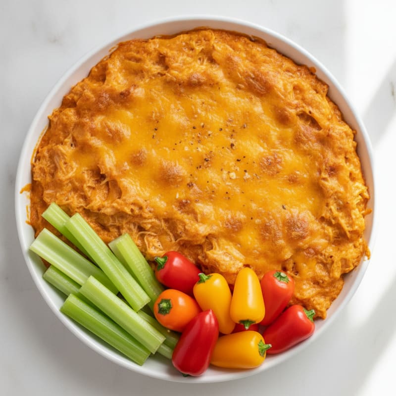 Buffalo Chicken Baked Dip
