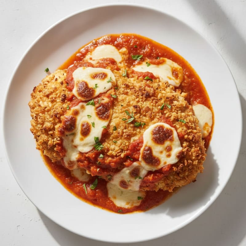 Baked Chicken Parmesan with Marinara
