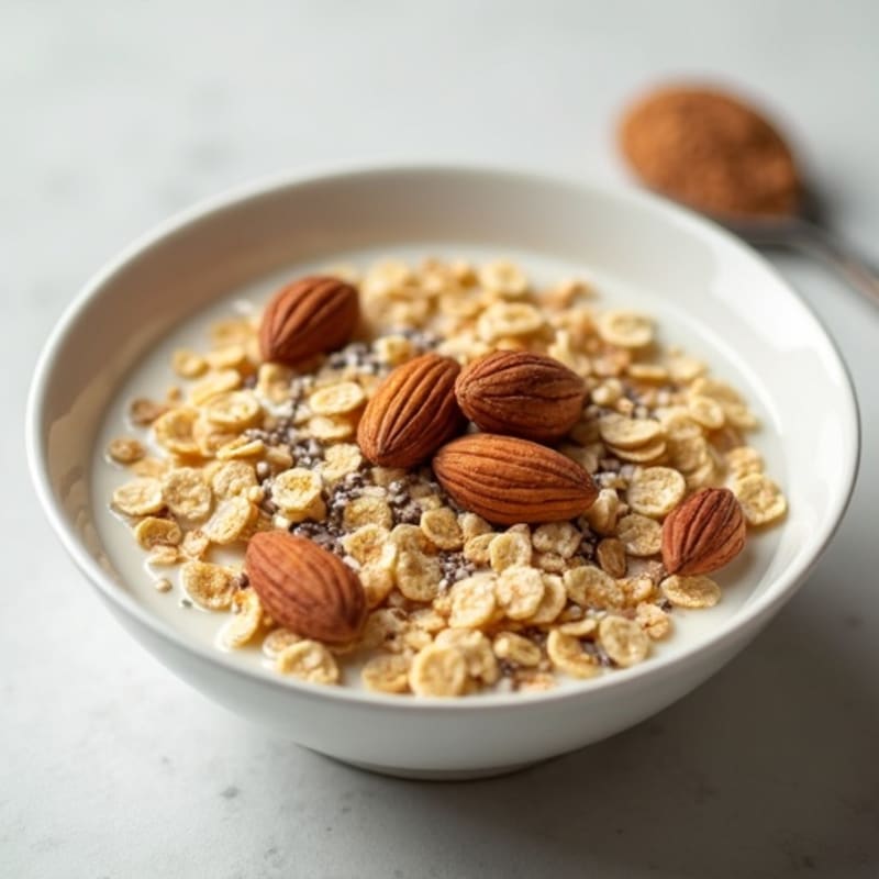Crunchy Oat Cereal with Milk