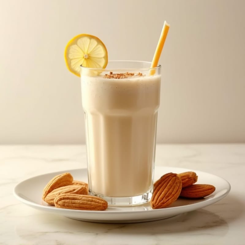 Vanilla Protein Shake with Almond Butter
