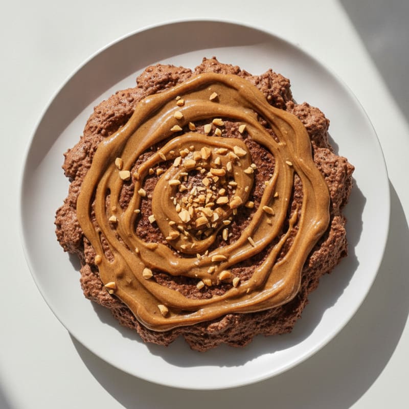 Silky Greek Yogurt Protein Pudding with Almond Butter Swirl