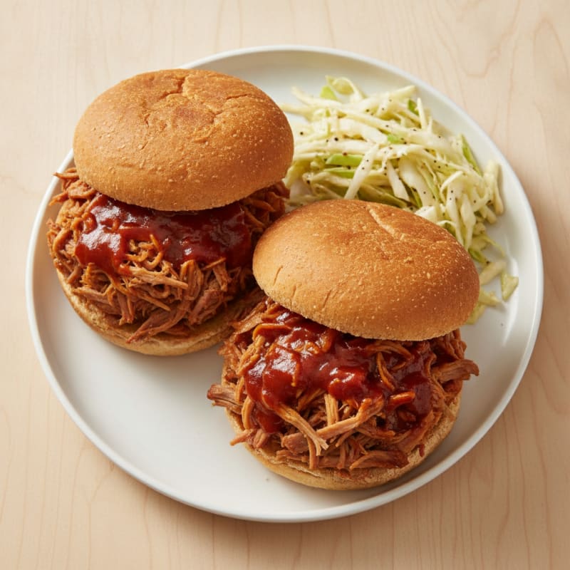 Smoky BBQ Pulled Pork Sandwiches