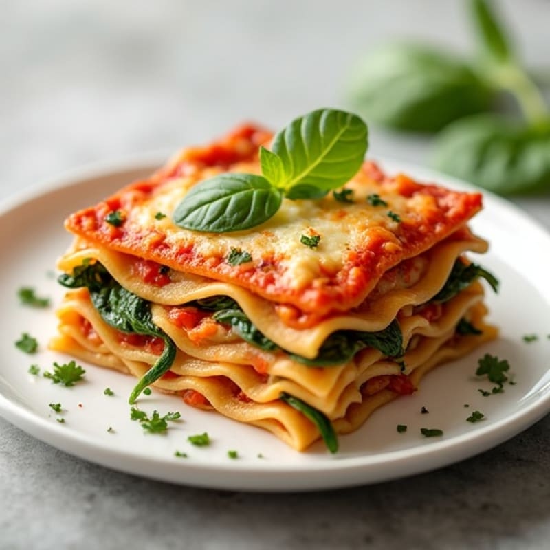 Hearty Baked Vegetable Lasagna with Creamy Ricotta