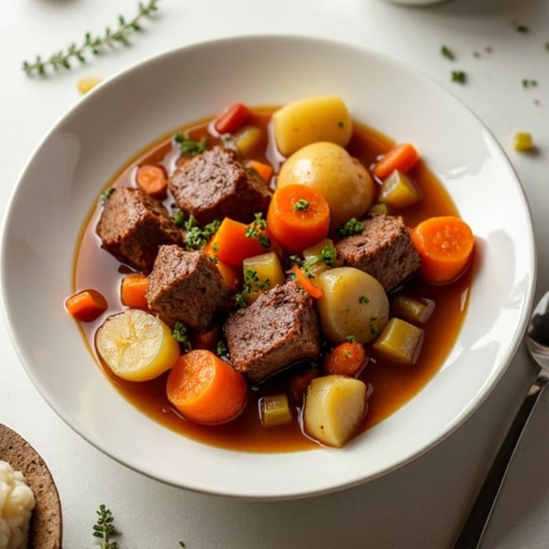 Slow Cooker Tender Beef and Hearty Vegetable Stew