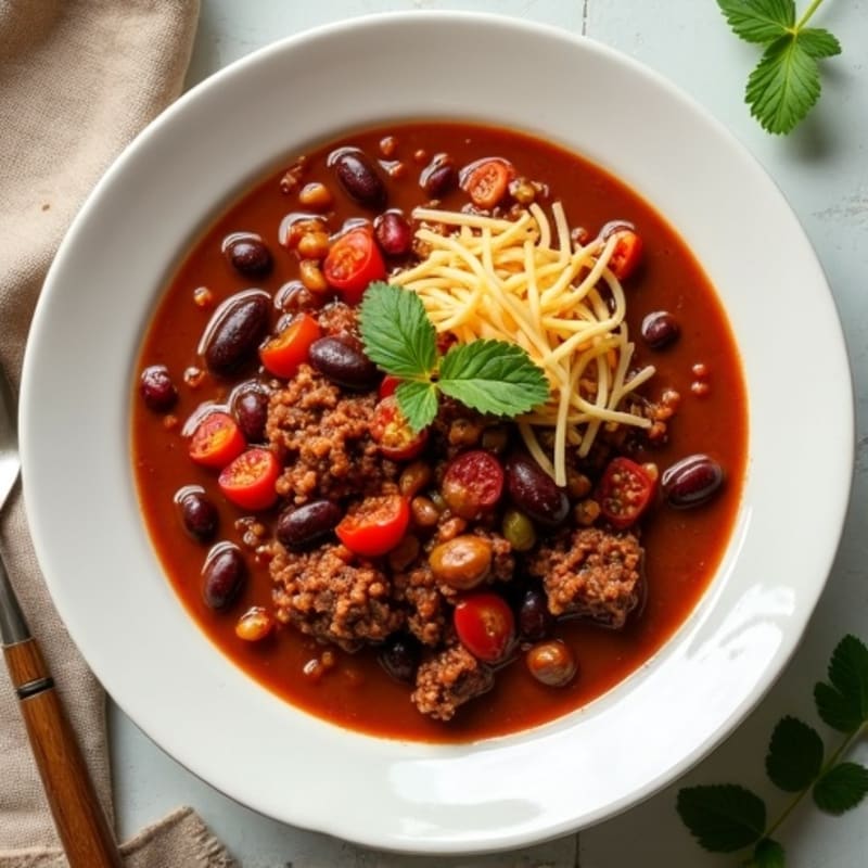 Healthy Slow Cooker Beef Chili