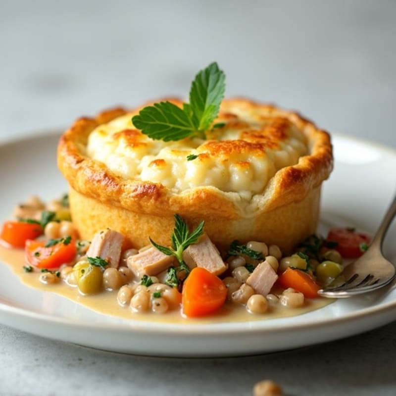 Creamy Herb-Roasted Turkey Pot Pie