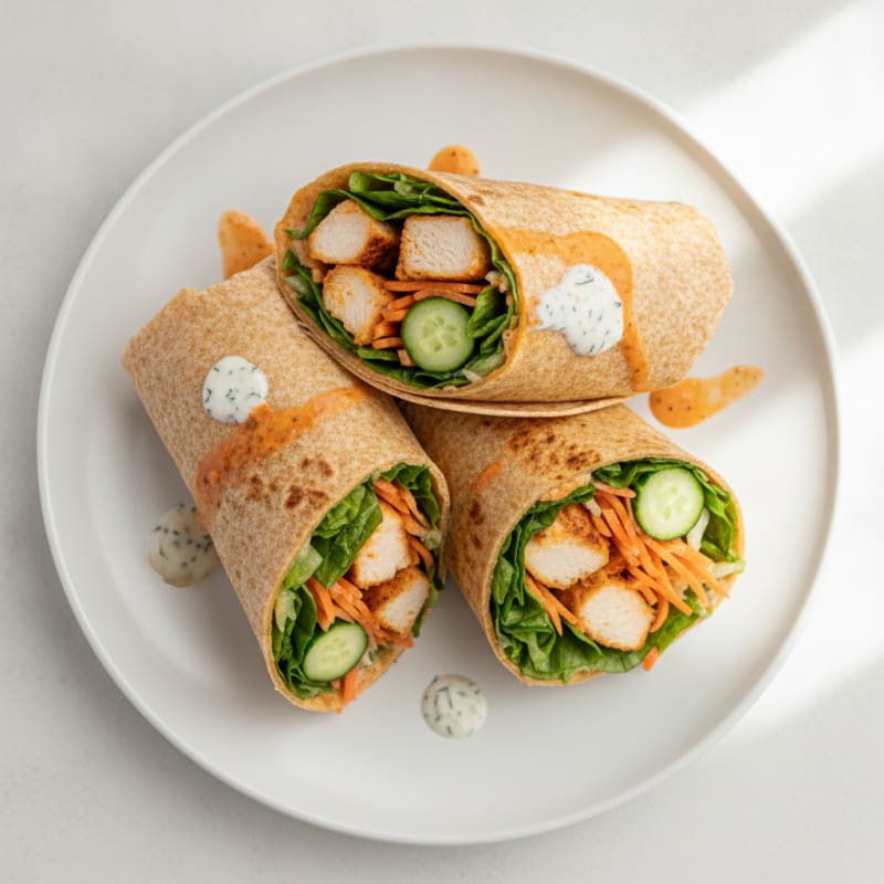 Buffalo Ranch Chicken Wrap