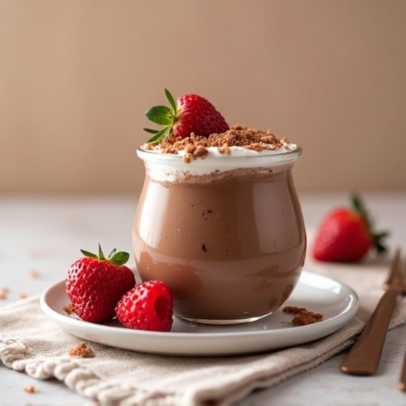 Creamy Chocolate Protein Mousse