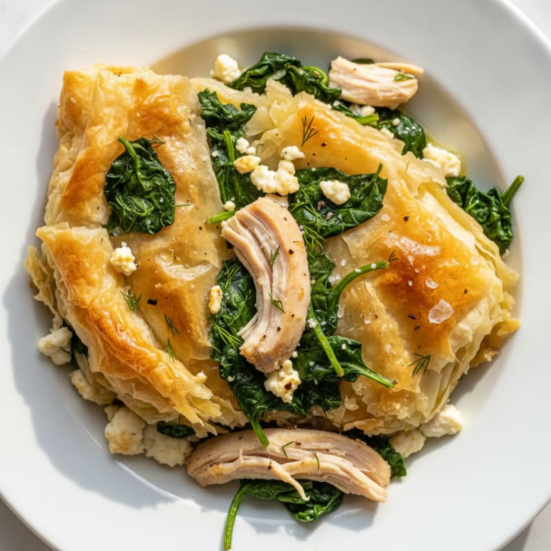 Spinach and Feta Phyllo Pie
