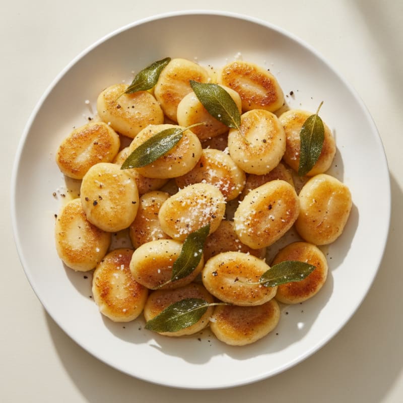Ricotta Gnocchi with Sage Butter Sauce