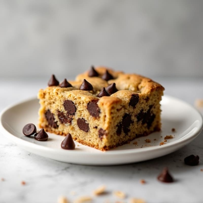 Protein-Packed Soft-Baked Chocolate Chip Cookie Cake