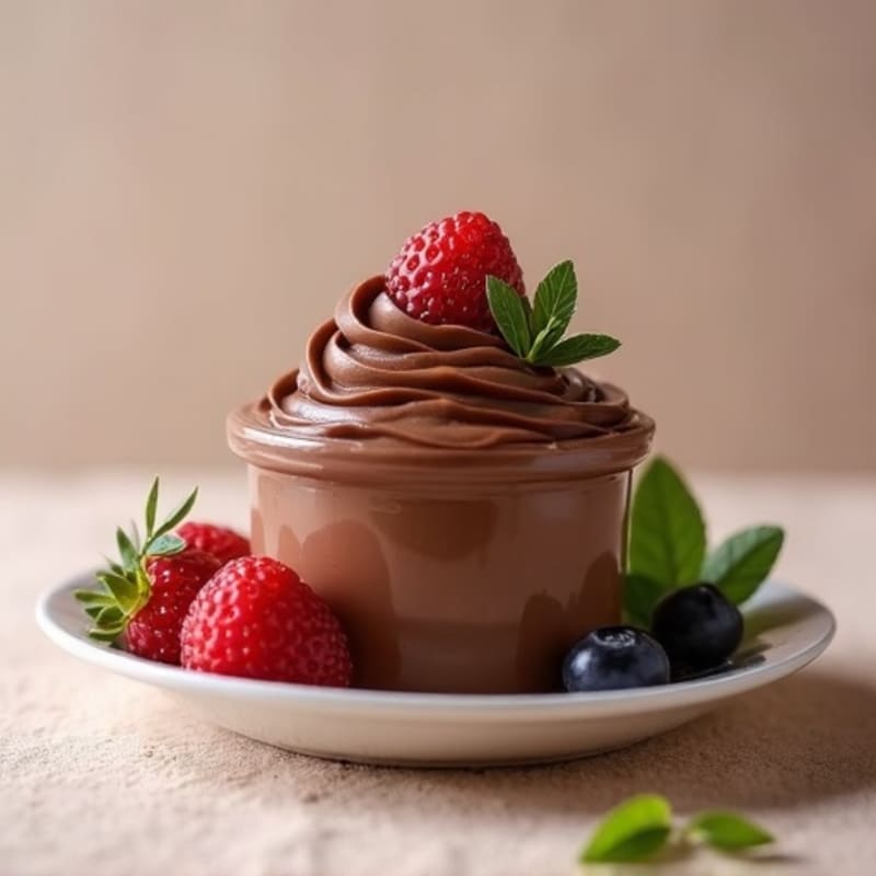 Chocolate Protein Pudding with Pea Protein