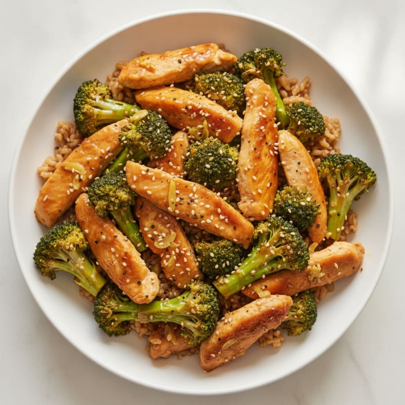 Teriyaki Chicken and Broccoli Stir-Fry