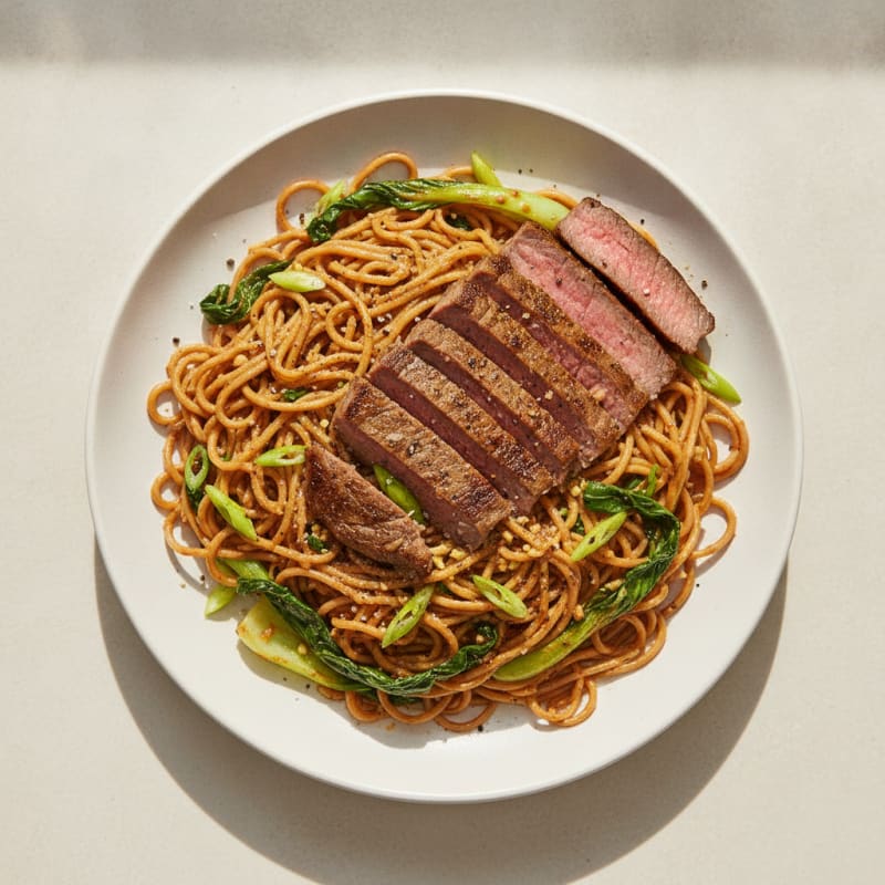 Sichuan Steak and Dan Dan Noodles