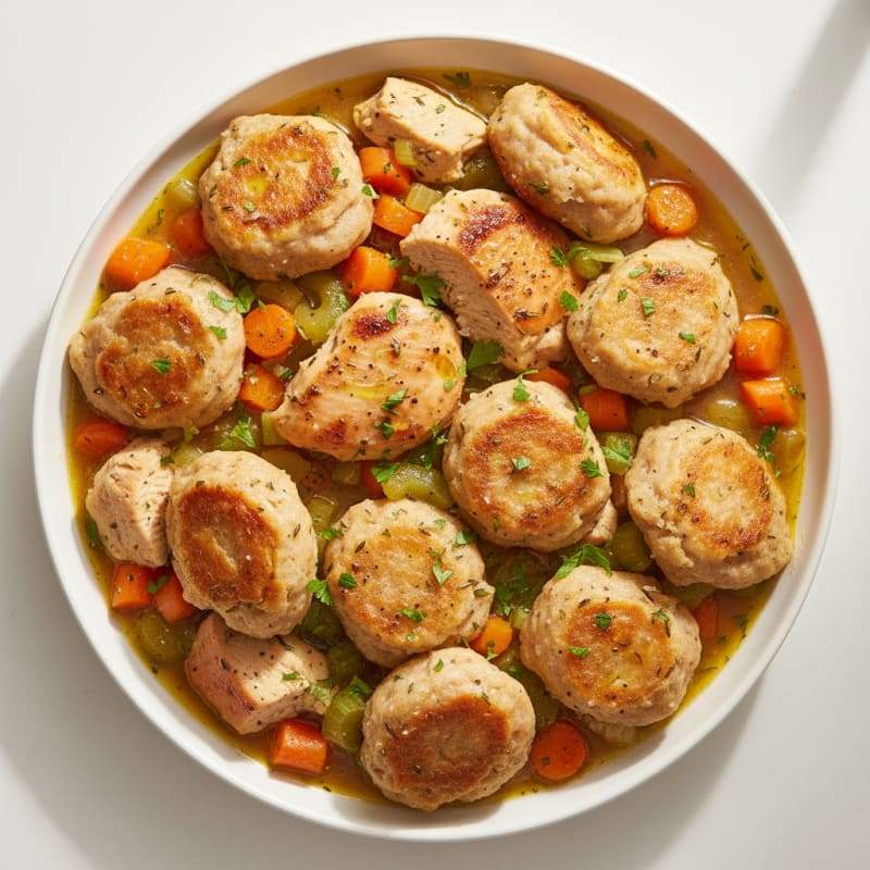 Homestyle Chicken and Herb Dumplings