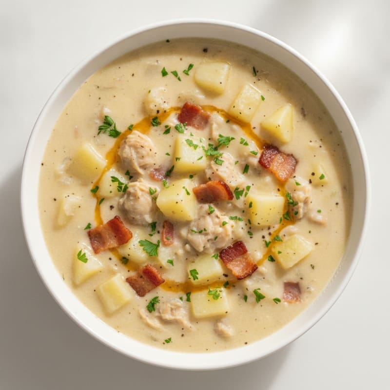 Clean New England Clam Chowder