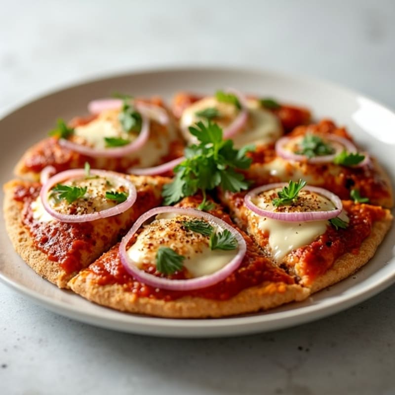 Healthy Chicken BBQ Ranch Pizza