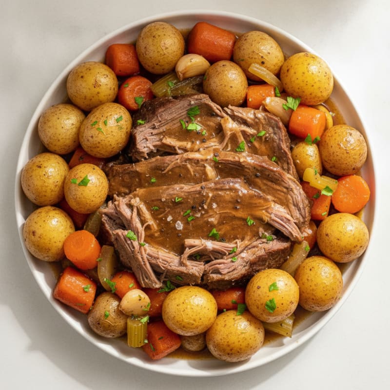 Classic Slow-Cooker Pot Roast with Vegetables