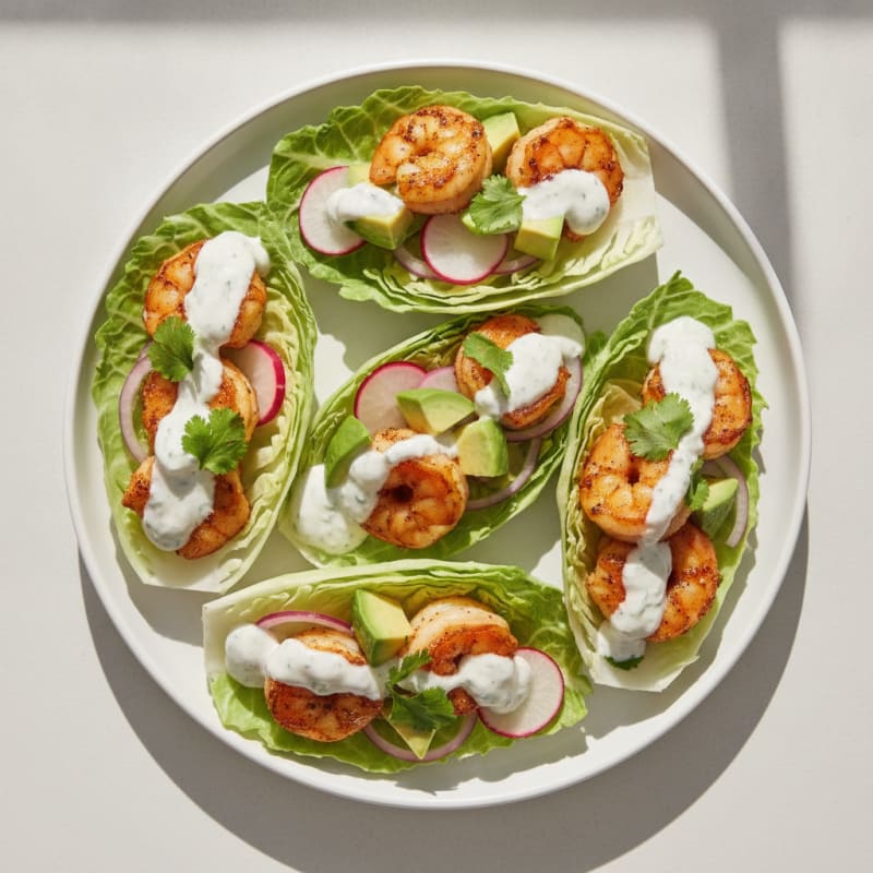 Chili-Lime Shrimp Cabbage Tacos