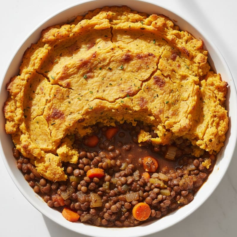 Lentil Shepherd's Pie with Root Vegetable Mash