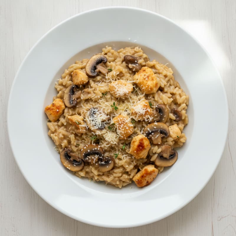 Mushroom Risotto with Parmesan