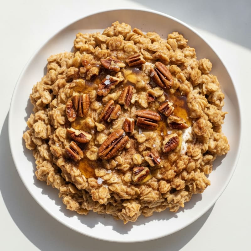 Maple Pecan Baked Oatmeal
