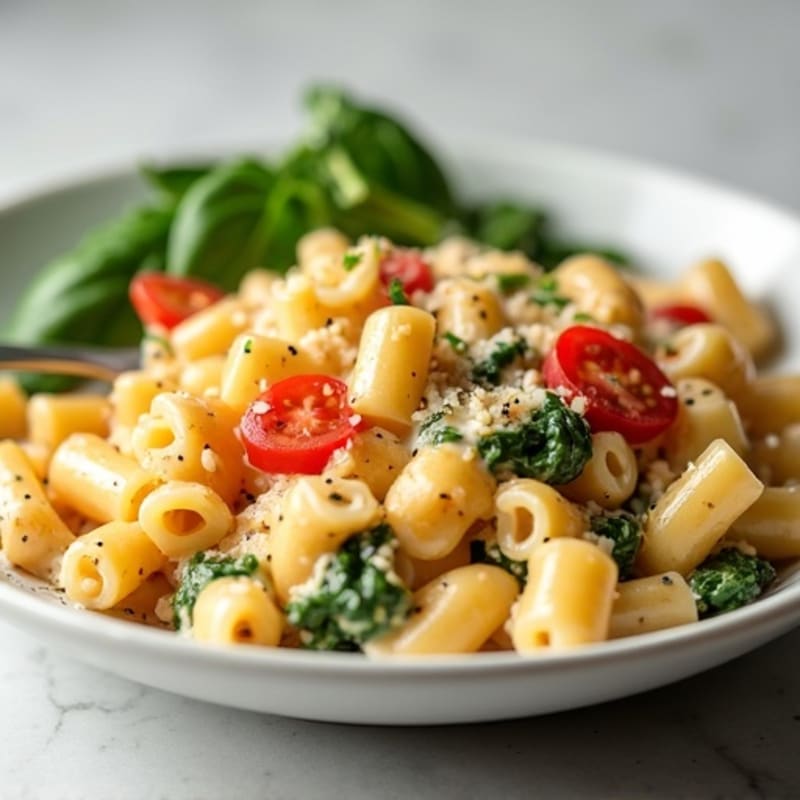 Creamy Baked Macaroni with Lean Chicken and Hidden Veggies