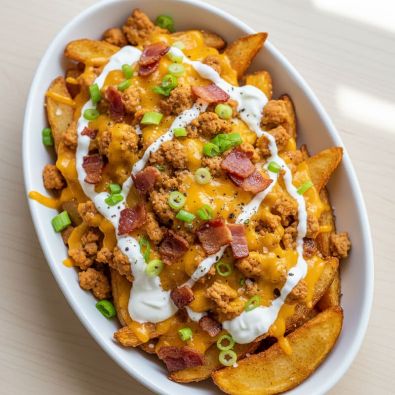 Loaded Bacon Cheddar Fries