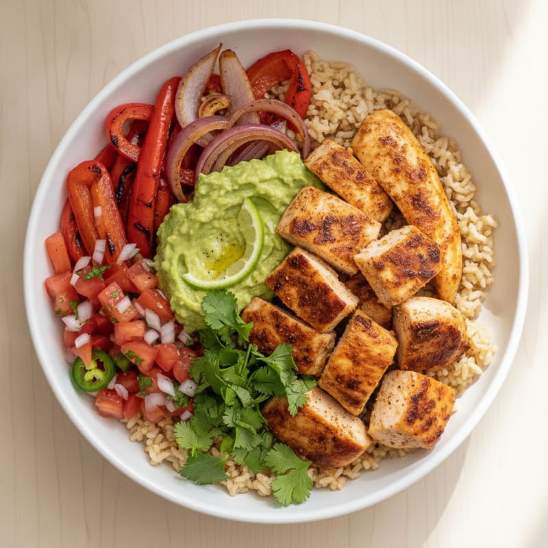 Chicken Taco Rice Bowl