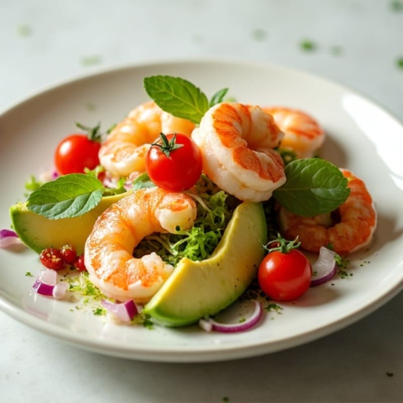 Fresh Zesty Shrimp with Creamy Avocado
