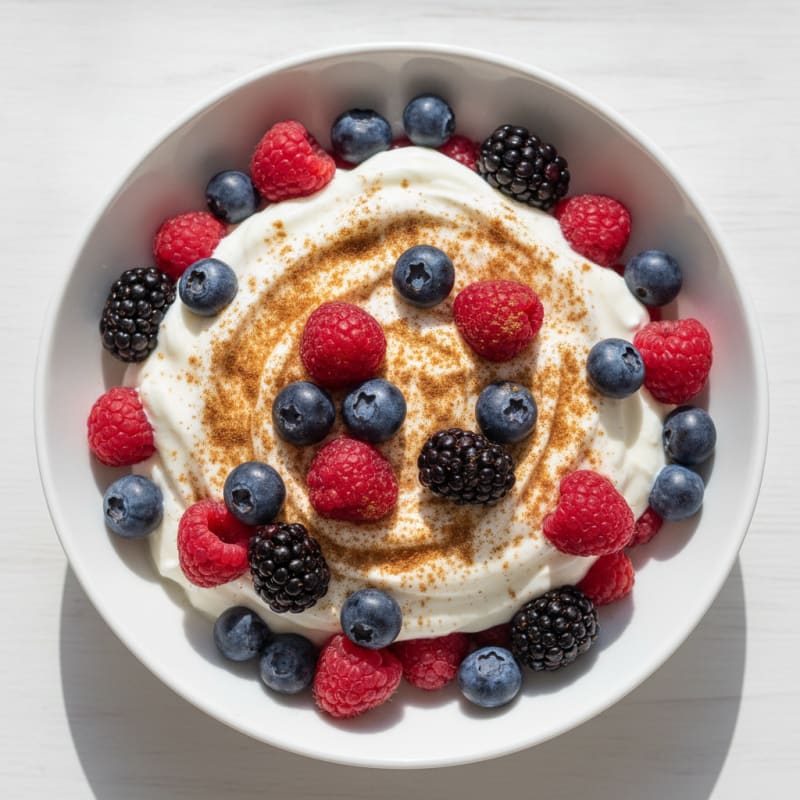Greek Yogurt with Mixed Berries