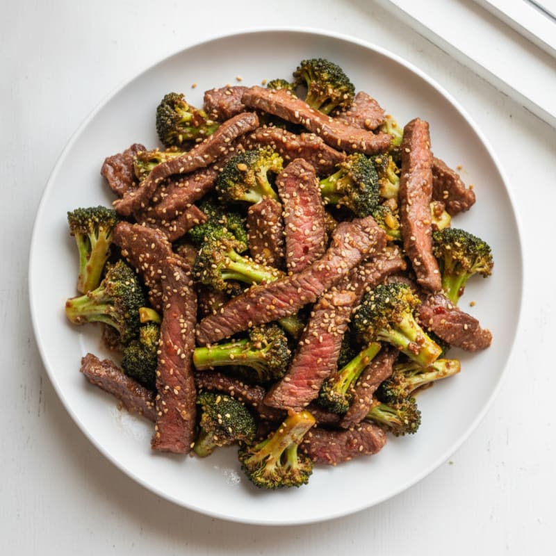 Sesame Beef & Broccoli Stir-Fry