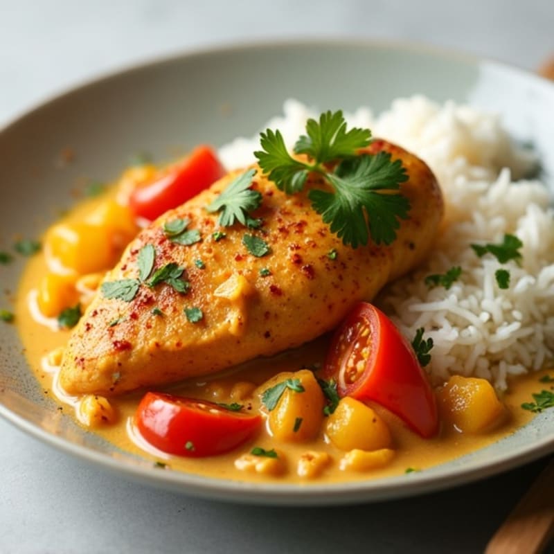Creamy Coconut-Spiced Butter Chicken