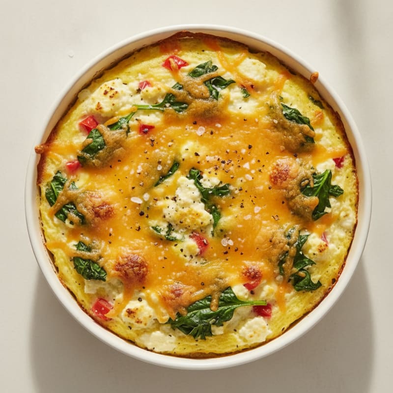 Cheesy Baked Eggs