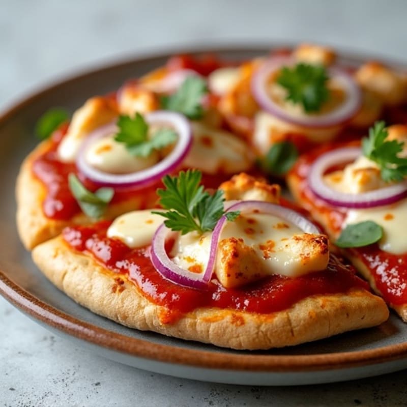 High-Protein BBQ Chicken Pizza