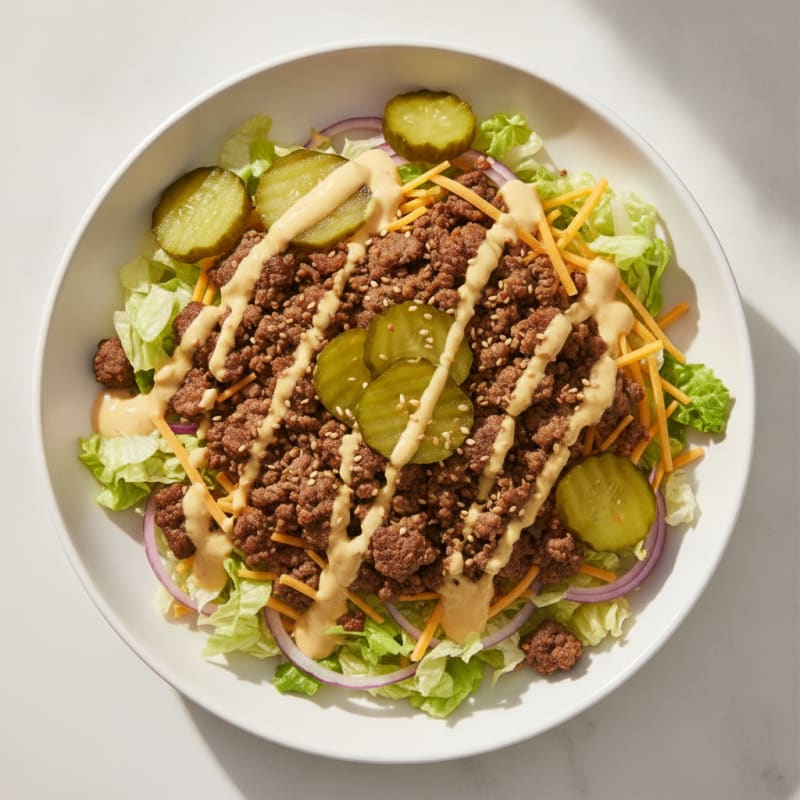 Big Mac Protein Bowl