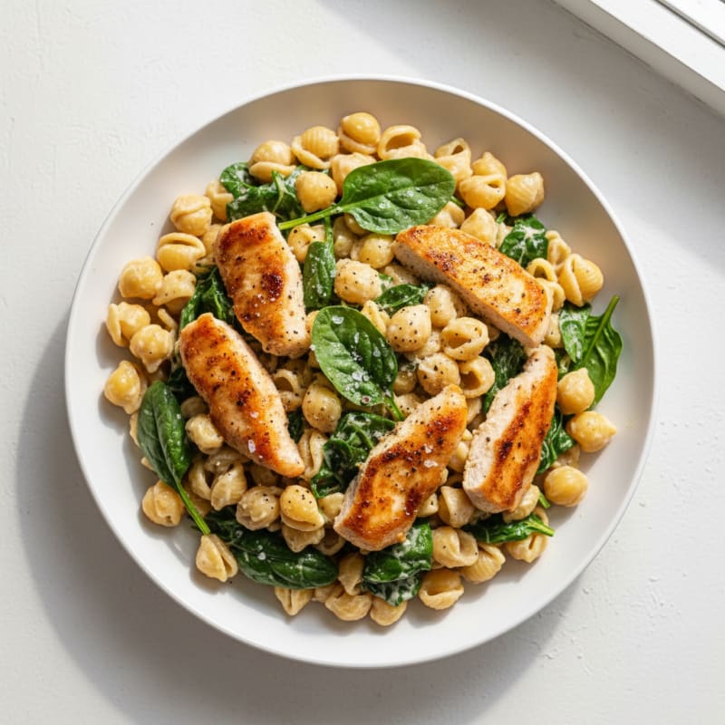 Creamy Garlic Chicken Alfredo Pasta