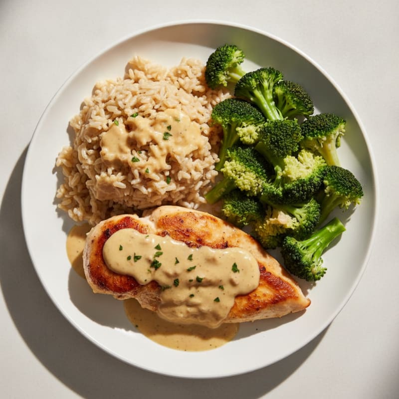 Chicken Breast with Dijon Yogurt Sauce