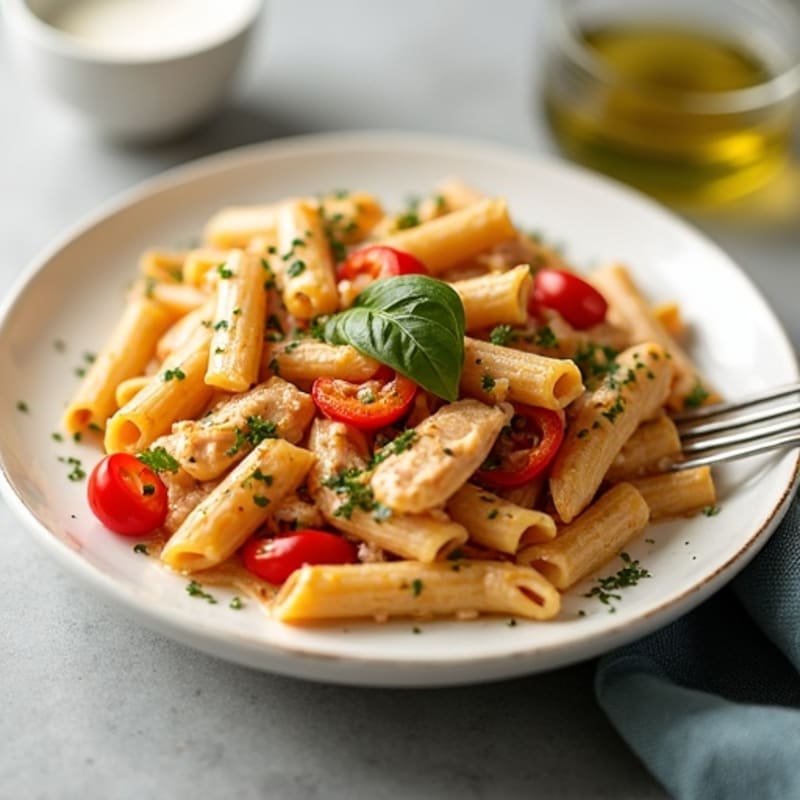 Creamy Cajun Chicken Pasta with Bell Peppers