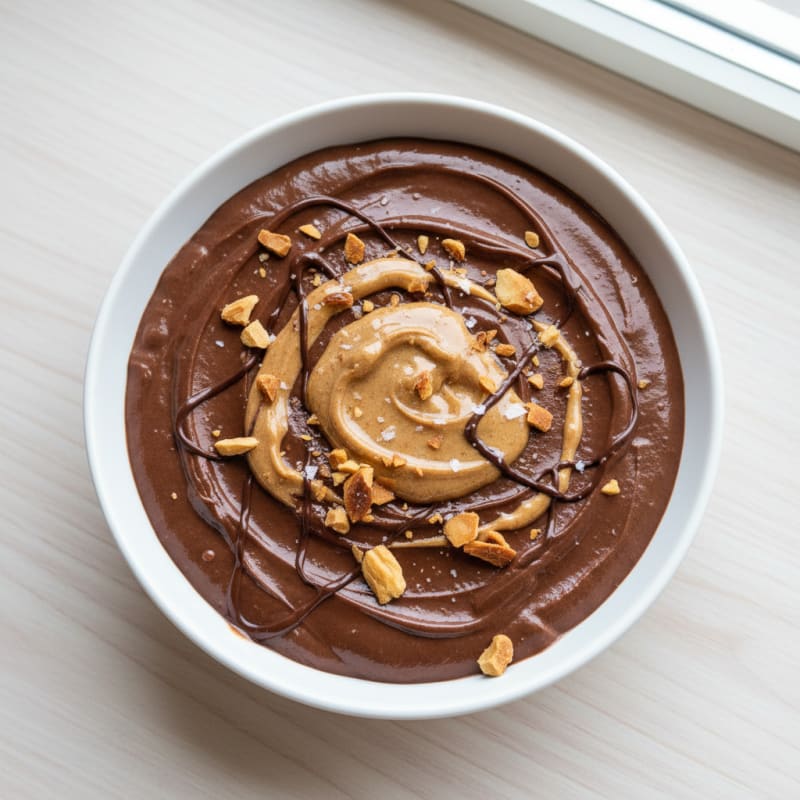 Creamy Vegan Protein Pudding with Almond Butter