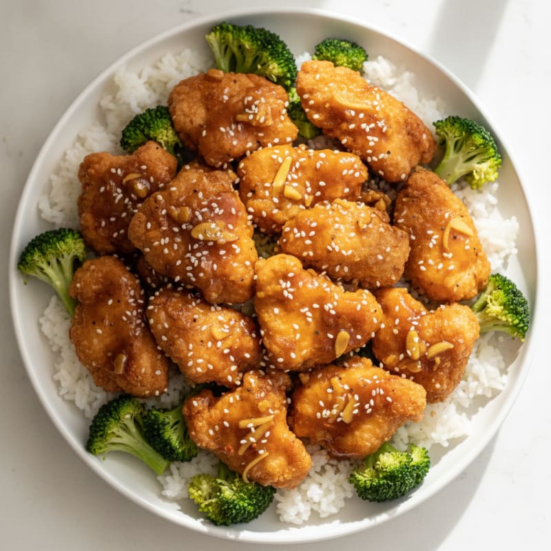 Sweet and Savory General Tso's Chicken