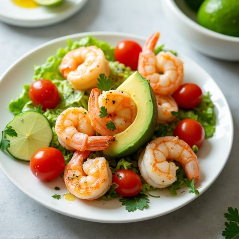 Fresh Zesty Shrimp with Creamy Avocado