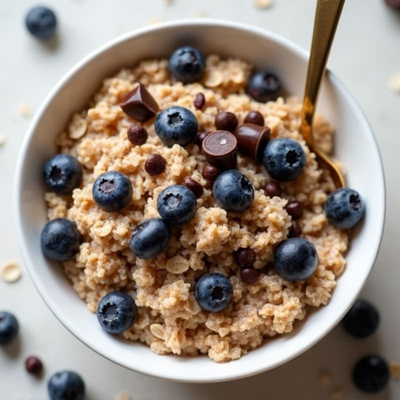 Creamy Protein Chocolate Chip Baked Oats