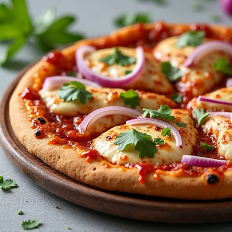 High-Protein BBQ Chicken Pizza