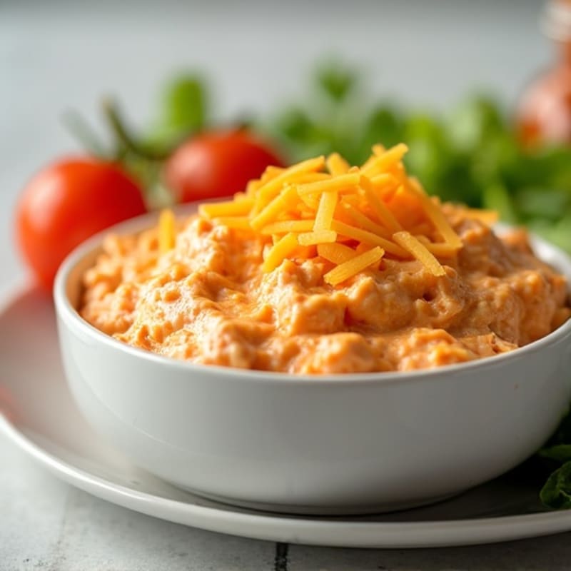 Creamy Greek Yogurt Buffalo Chicken Dip