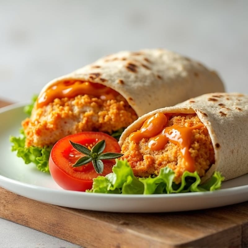 Crispy Buffalo Ranch Chicken Wrap