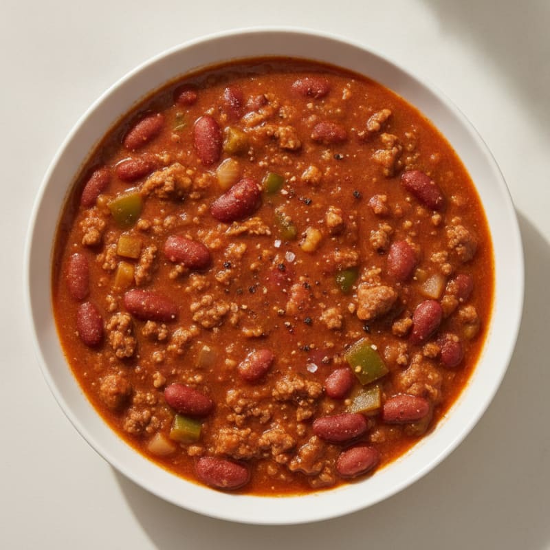 Hearty Slow Cooker Beef Chili
